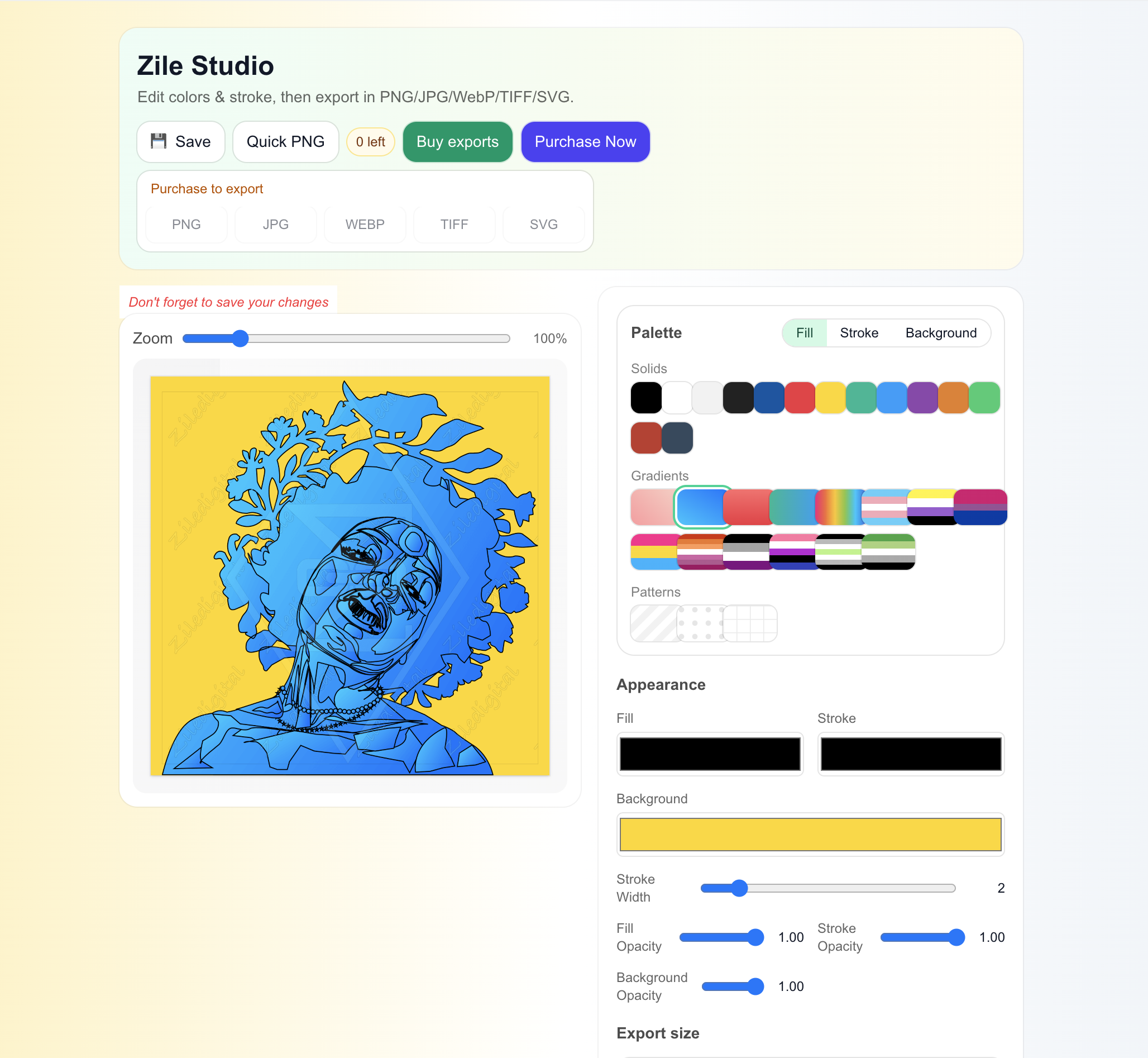 Customizer demo preview